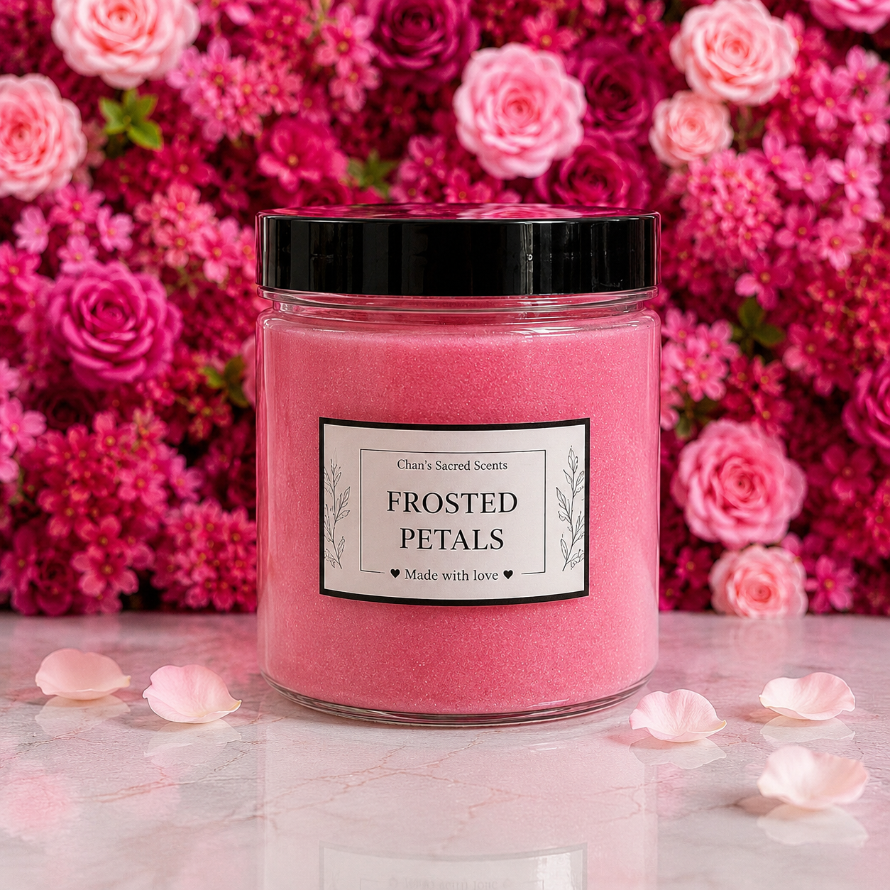 “Frosted Petals”